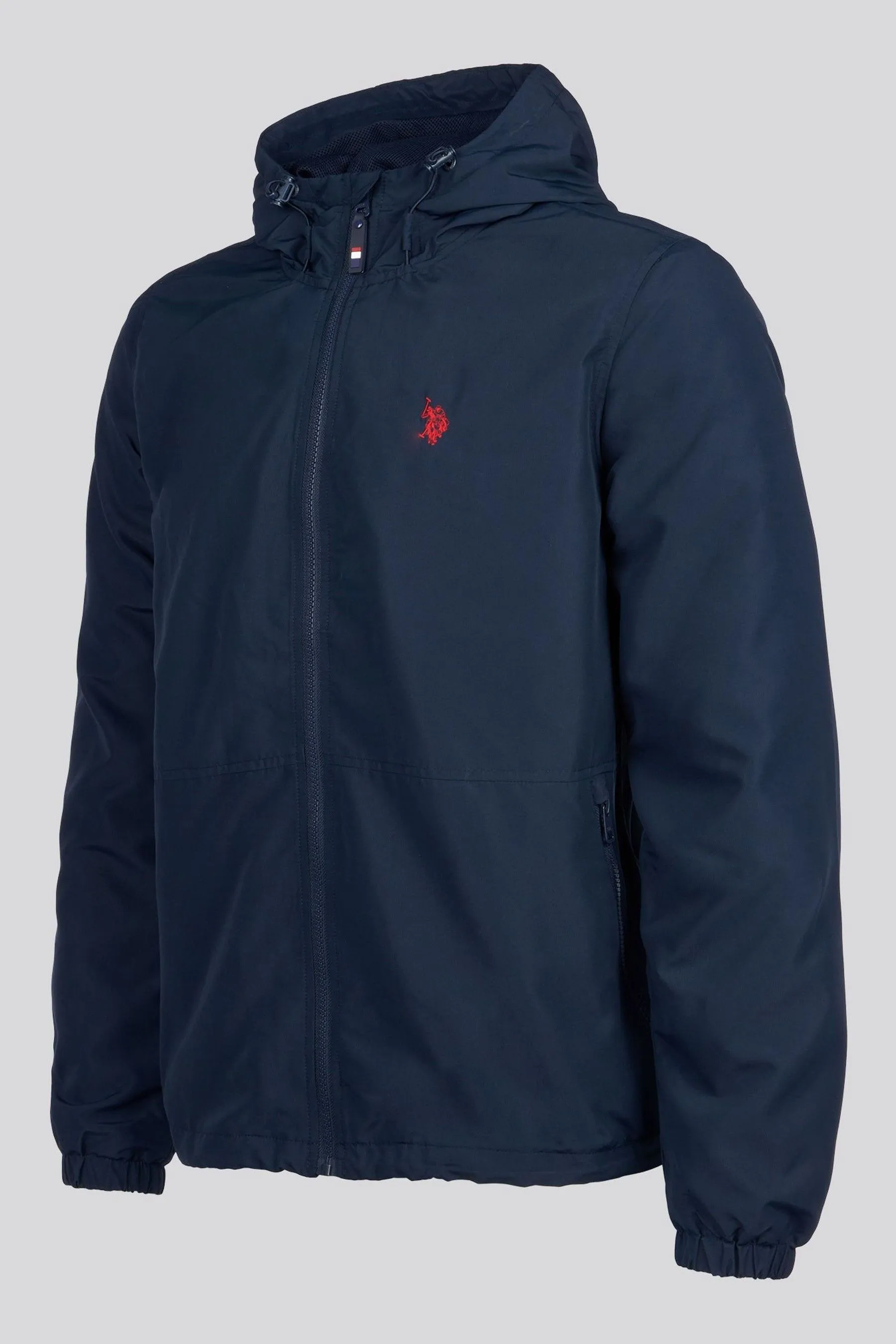 U.S. Polo Assn. Uomo big &Tall Blu - Con cappuccio - Giacca a vento