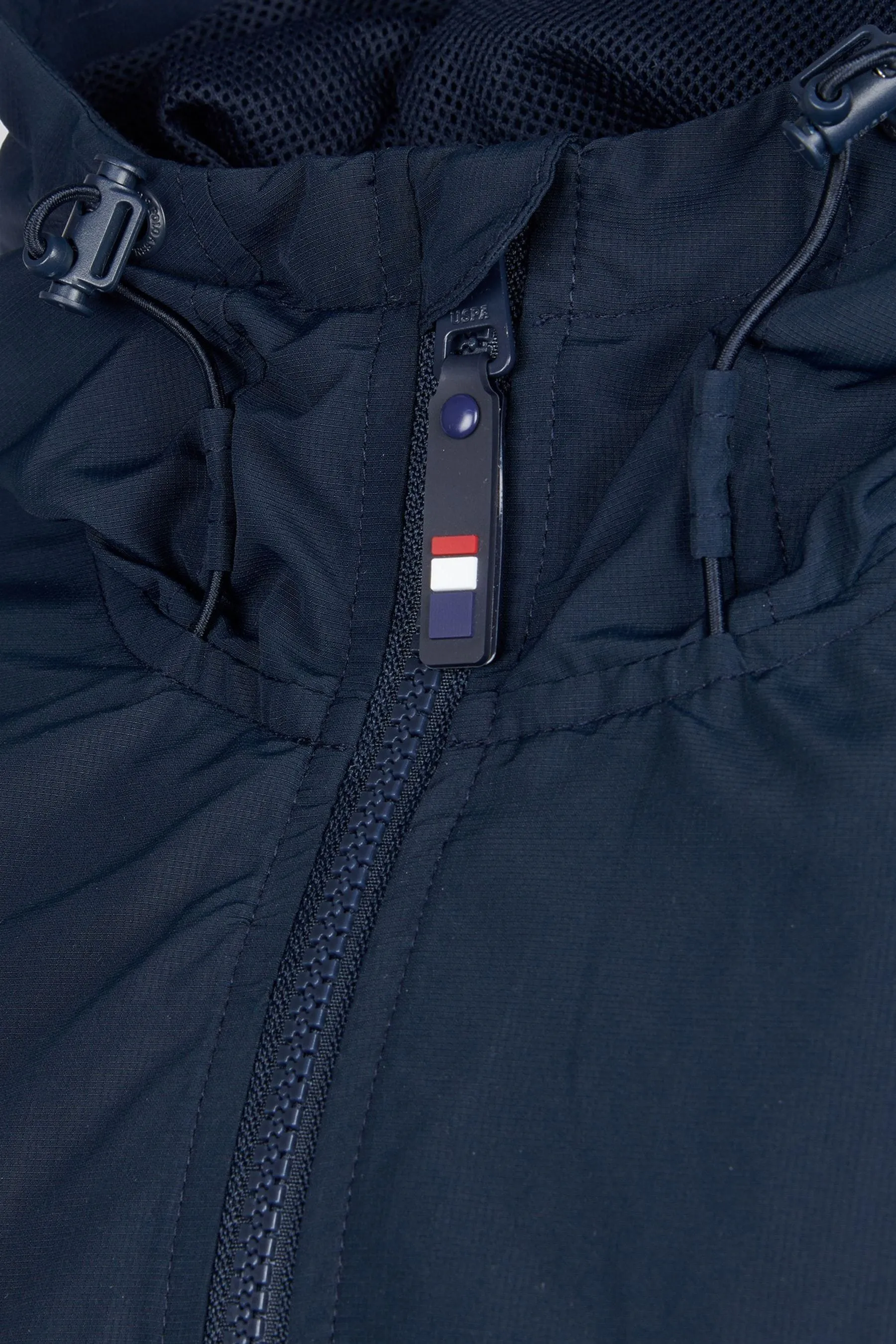 U.S. Polo Assn. Uomo big &Tall Blu - Con cappuccio - Giacca a vento