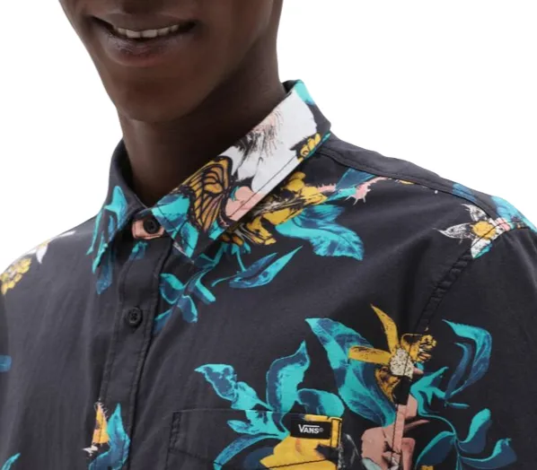 Vans camicia da uomo manica corta a fantasia Floreale VN0007W1BLK black