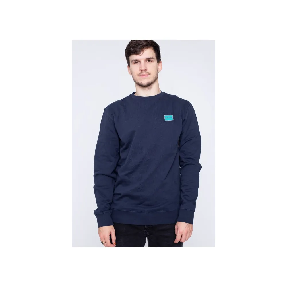 VANS FELPA CREW - UOMO - BLU - KDVLKZ