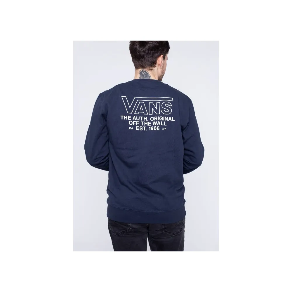 VANS FELPA CREW - UOMO - BLU - KDVLKZ
