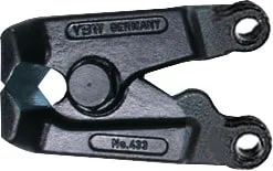 VBW - Lama di ricambio CombiCUT con perni e anelli di sicurezza, Lunghezza complessiva: 370 mm