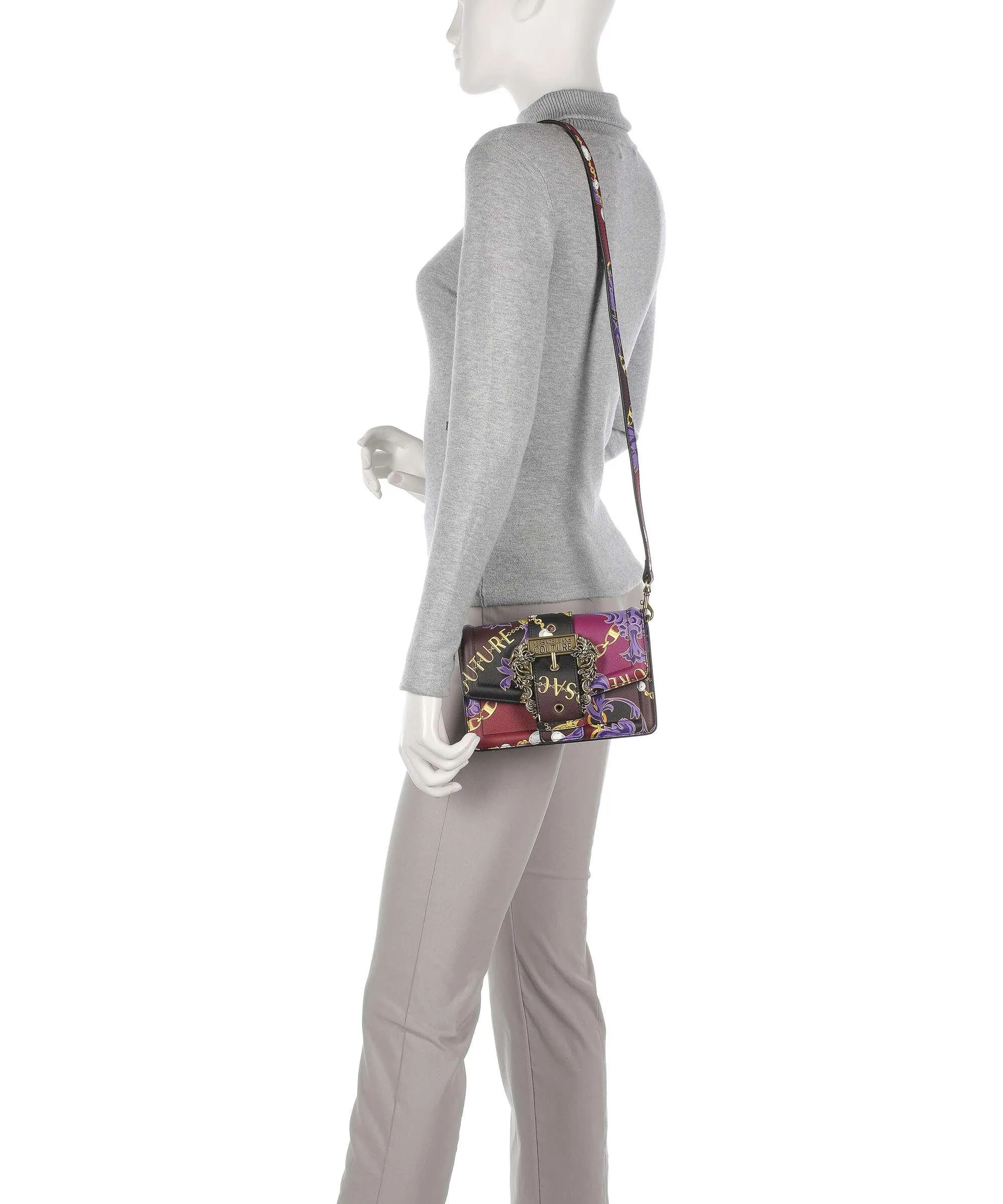 Versace Jeans Couture Couture 01 Borsa a spalla pelle sintetica multicolore  