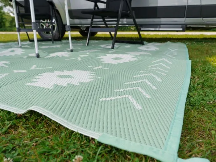 Wander Wonder Patio Mat Bohemian Sage Green 270 x 200 cm stuoia
