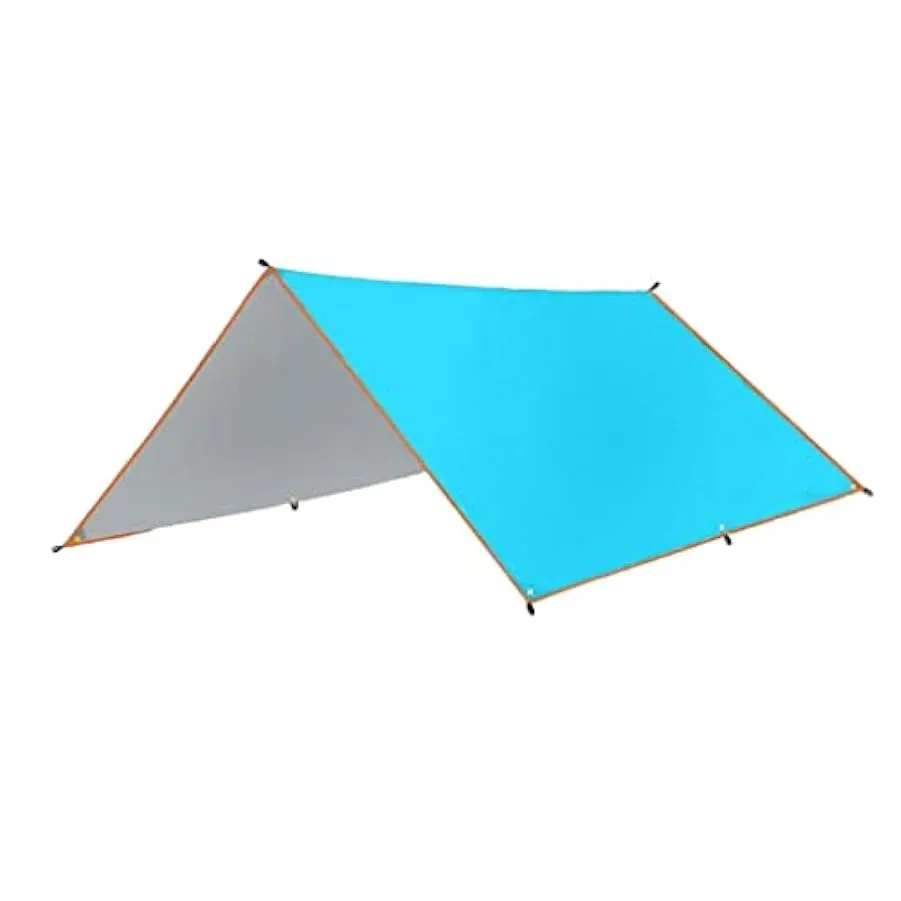 wisoolkic Tenda da sole Telo impermeabile Tenda Ombra Pieghevole Sopravvivenza Baldacchino Spiaggia Rifugio esterno Giardino Cam