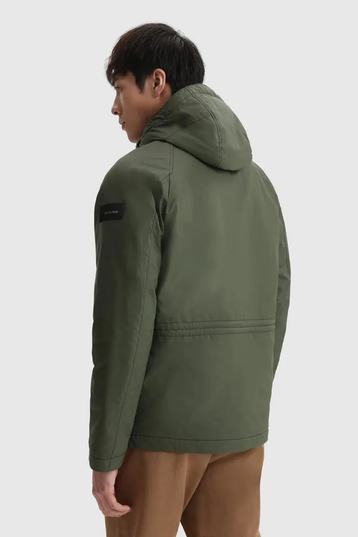 WOOLRICH Giacca Mountain in cotone cerato British Millerain