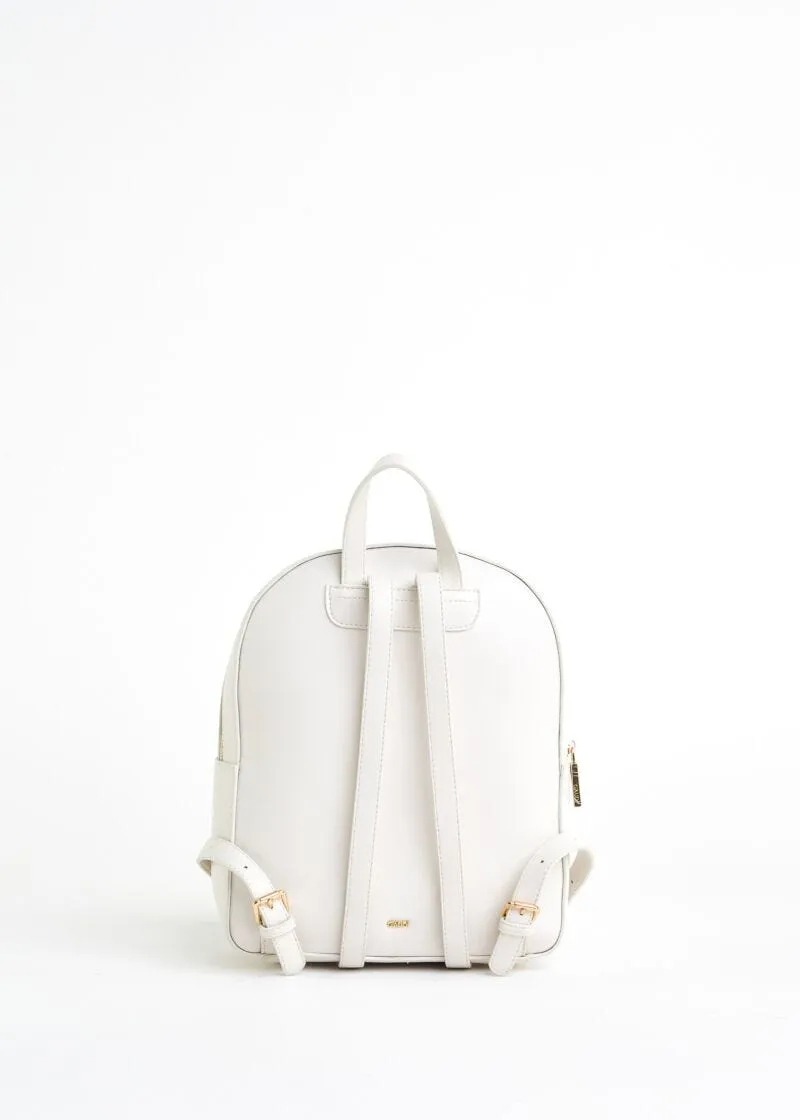 Zaino in similpelle intrecciata